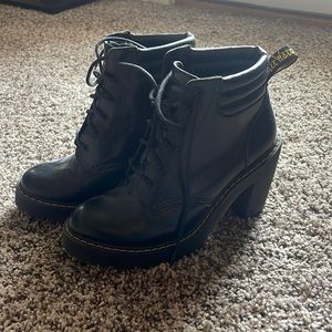 Dr. Martens Black Heeled Boots